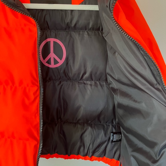 Juicy Couture Bright Orange Puffer Black Label - Picture 6 of 7